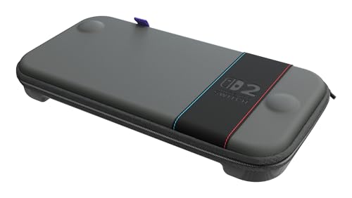 Detalle de Turtle Beach PlayTrek Étui Fin Charcoal Black — sous licence officielle Nintendo pour Nintendo Switch 2