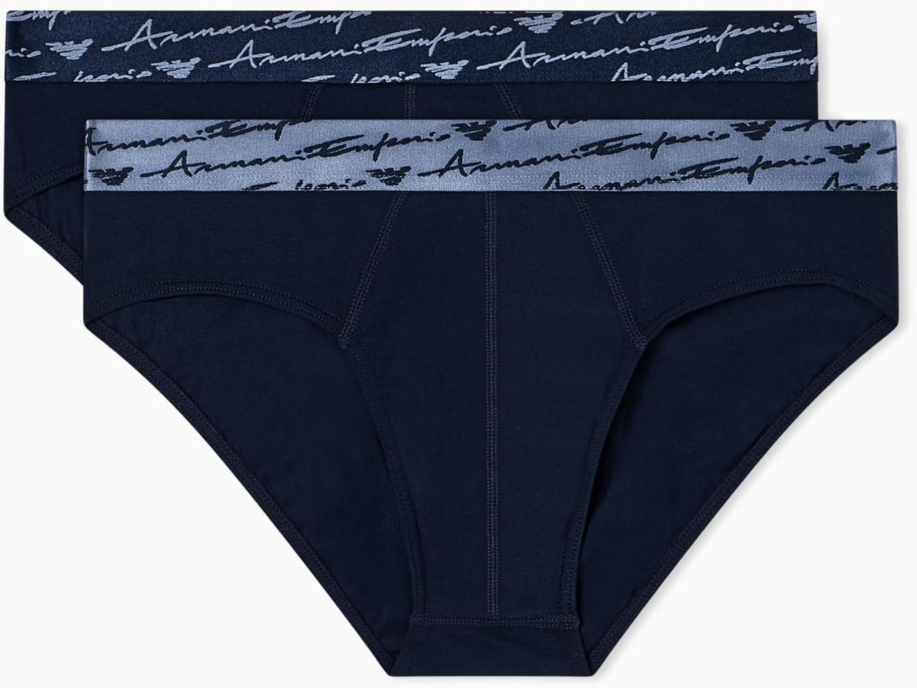 Detalle de Emporio Armani Men's 2-pack Brief Briefs (Confort Fit)
