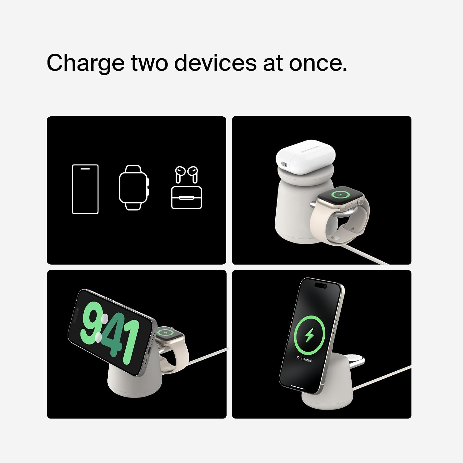 Thumbnail 2 de Belkin 2-in-1 Qi2 Wireless Dock 15W