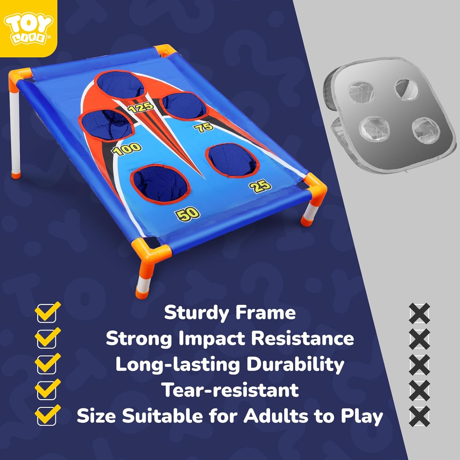 Thumbnail 5 de TOY Life Bean Bag Toss Carnival Games Cornhole Set for Kids (Ages 4–8)