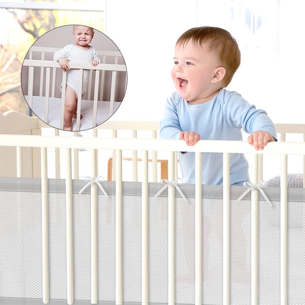 Thumbnail 4 de Vicloon Tour de Lit Bébé Cabane Gris