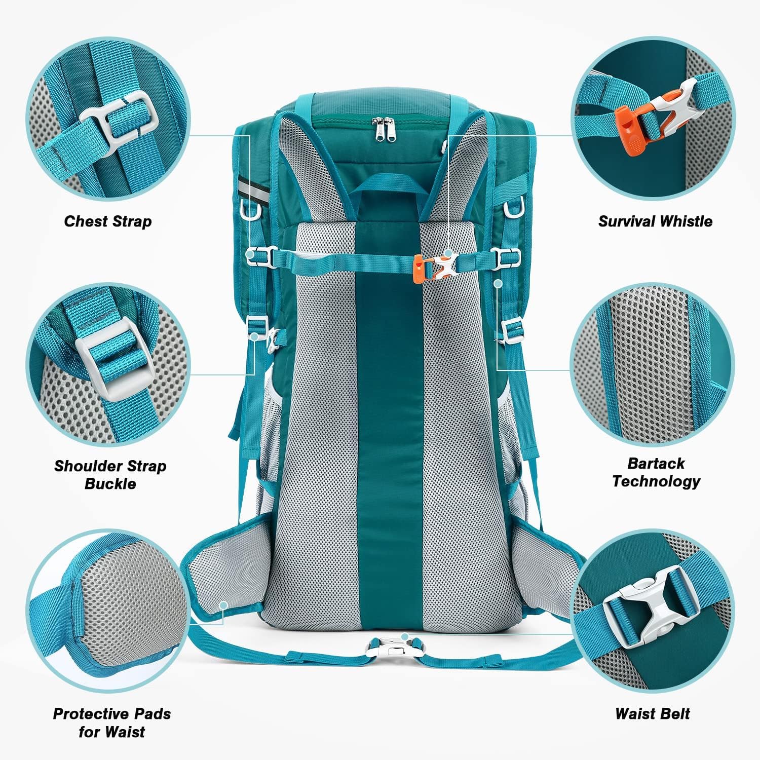 Thumbnail 1 de HOMIEE Wanderrucksack 50L