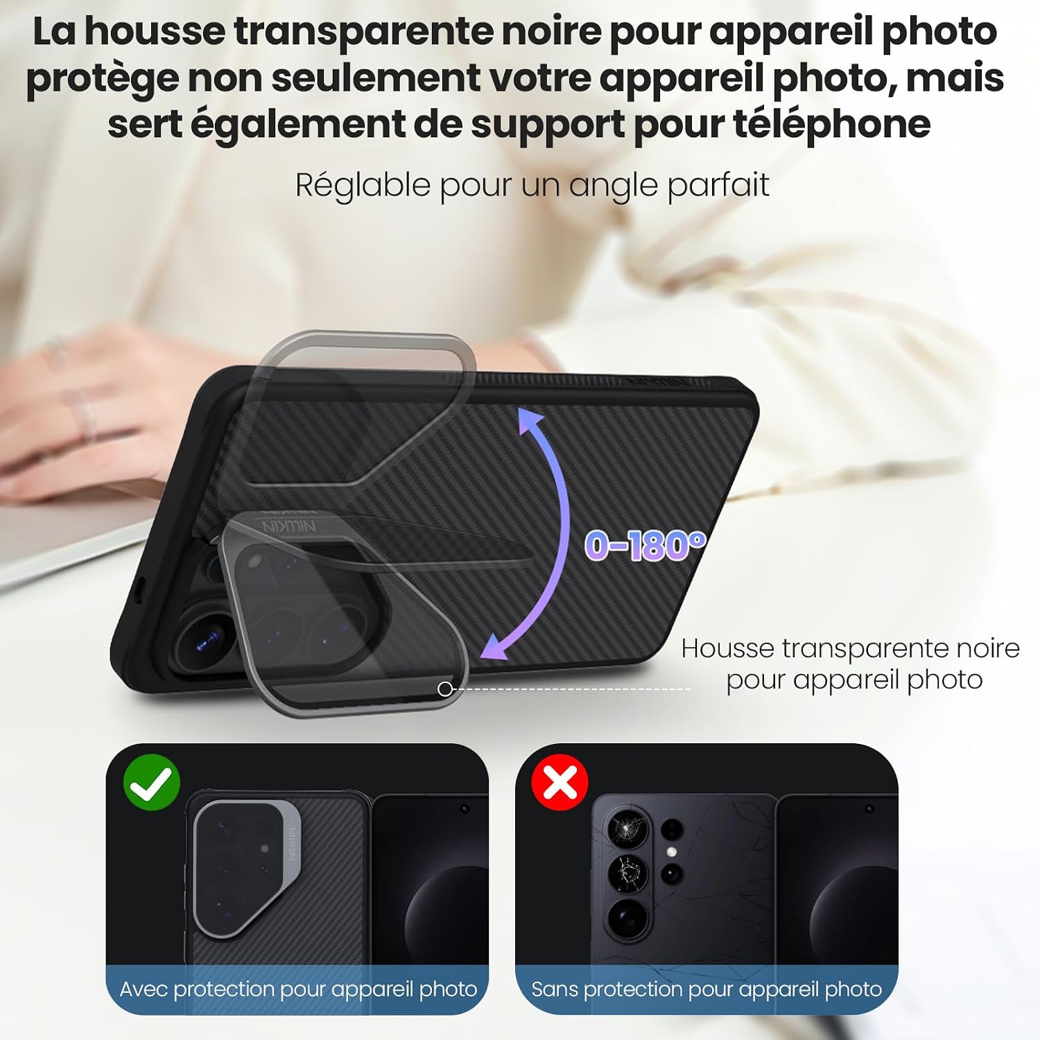 Detalle 2 de Nillkin Coque MagSafe Galaxy S26 Ultra