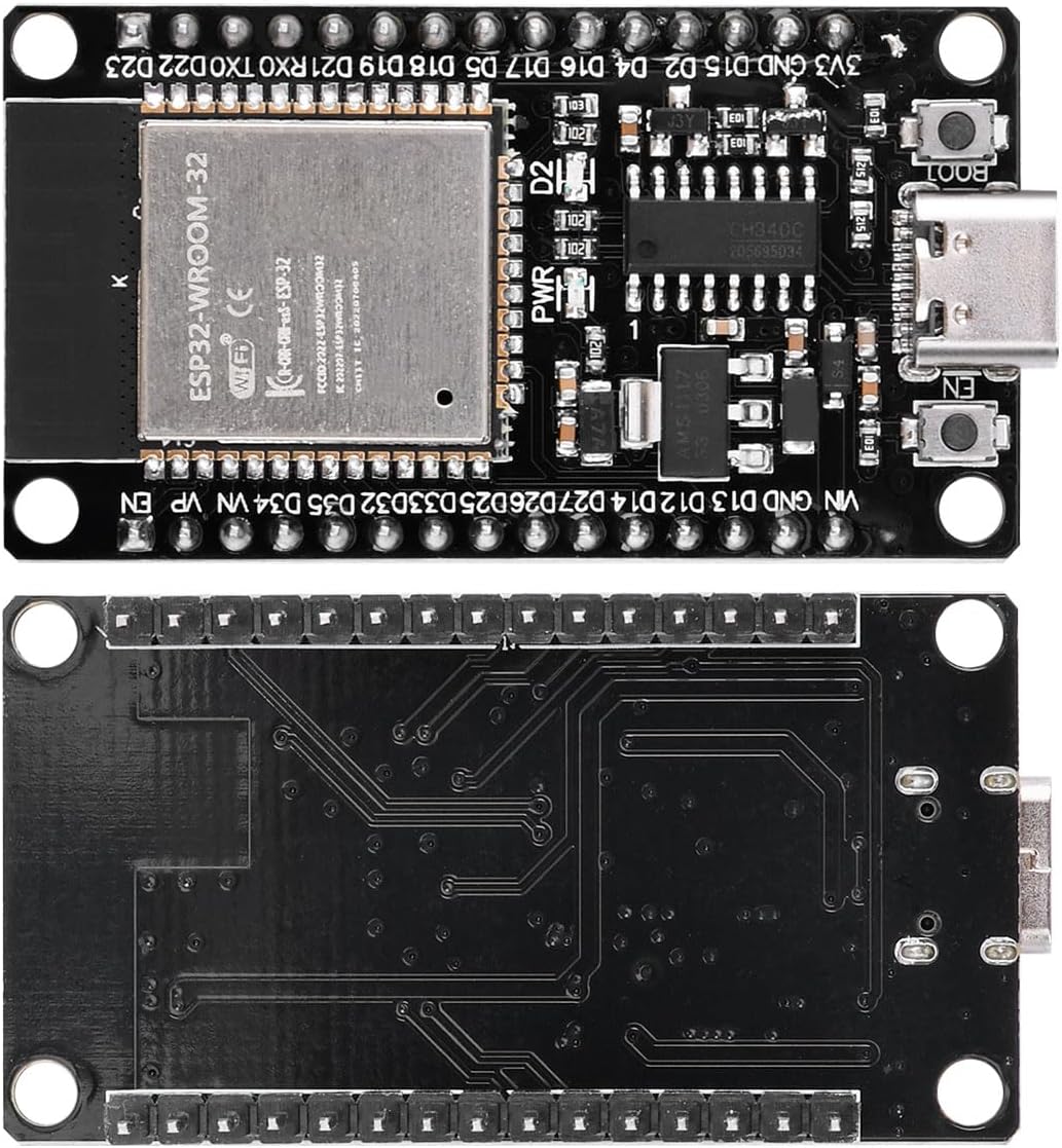 Detalle 2 de 2 Sätze für ESP32S und Terminal Adapter, NodeMcu – Entwicklungsboard mit WLAN und Bluetooth