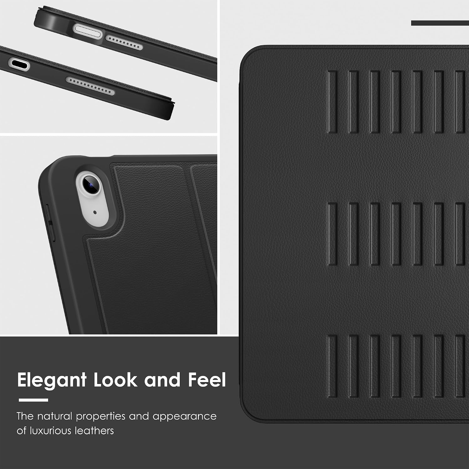 Detalle de VIKESI iPad Case for A16 11-inch and 10th Gen 10.9-inch, Magnetic Stand