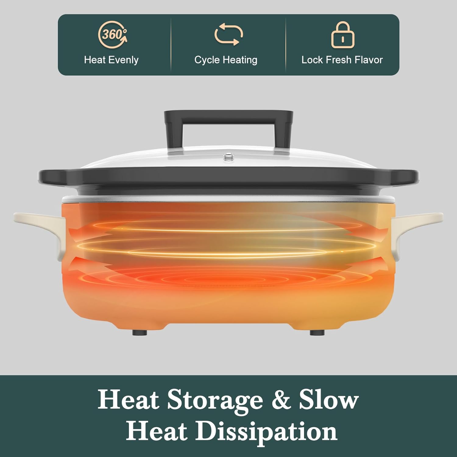 Thumbnail 4 de Magnifique 6 Quart Programmable Slow Cooker