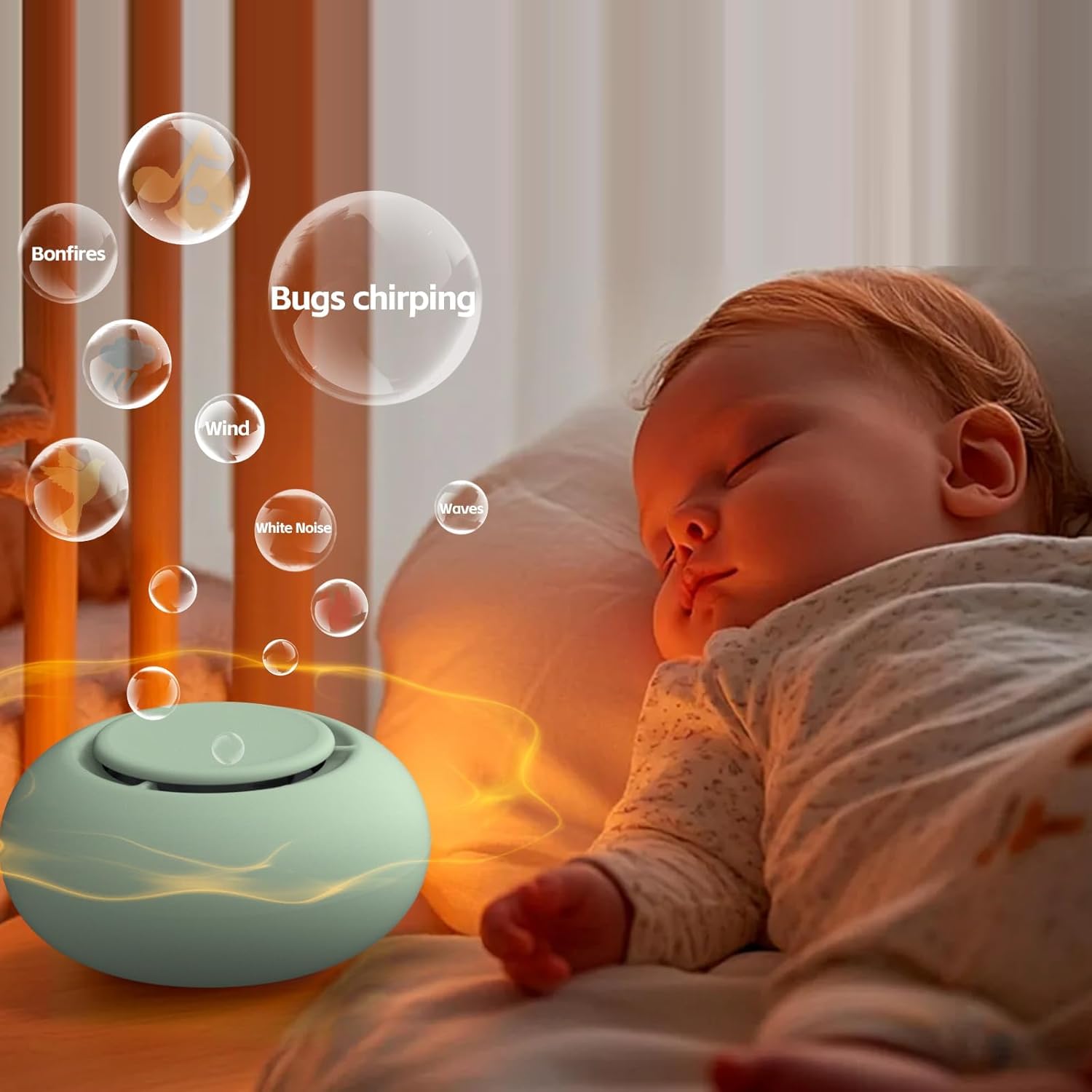 Thumbnail 3 de Portable Baby Sound Machine with 12 White Noise Sounds