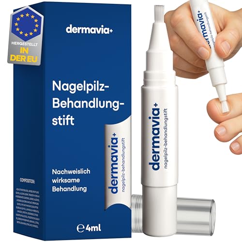 Detalle de DERMAVIA+ Nagelpilzbehandlung – Präzise 4 ml Drehstiftformel für Nagel- und Hautinfektionen