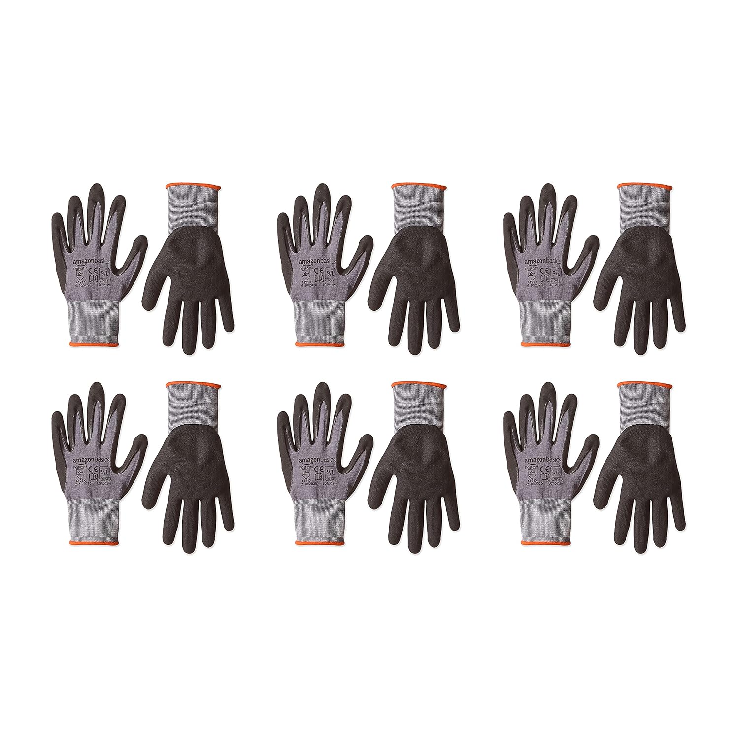 Thumbnail 1 de Amazon Basics Micro-Foam Nitrile Gloves Size 9 🧤