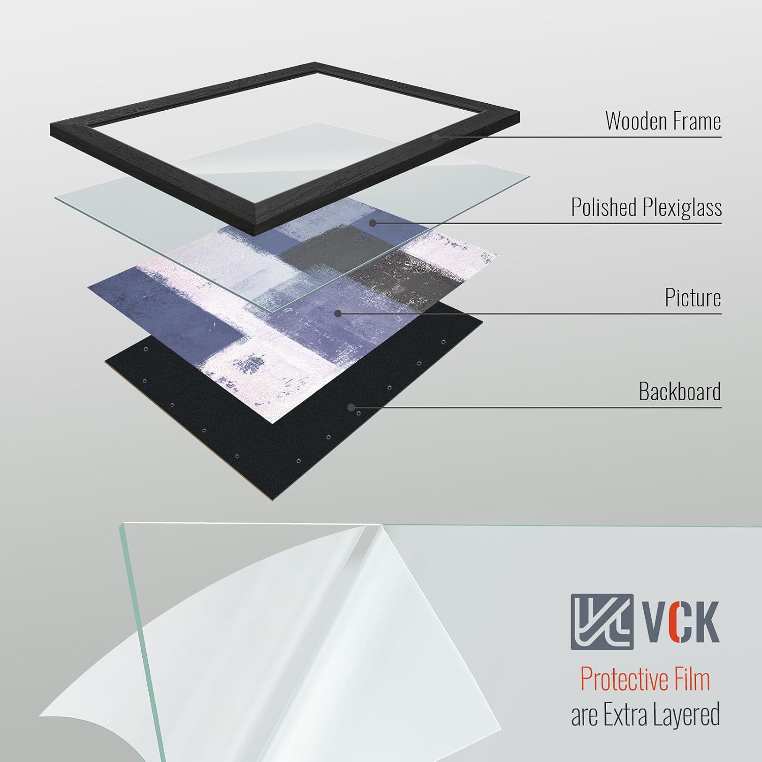 Detalle 1 de VCK Picture Frame Set, 8x10