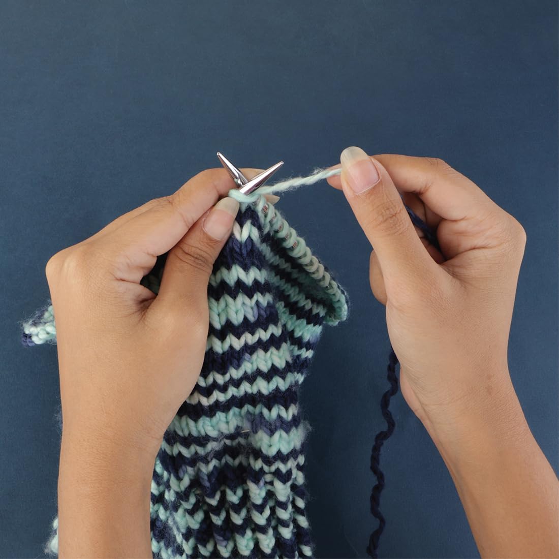 Detalle 1 de KnitPro Nova Regal – wymienne druty okrągłe, metalowe końcówki i akcesoria