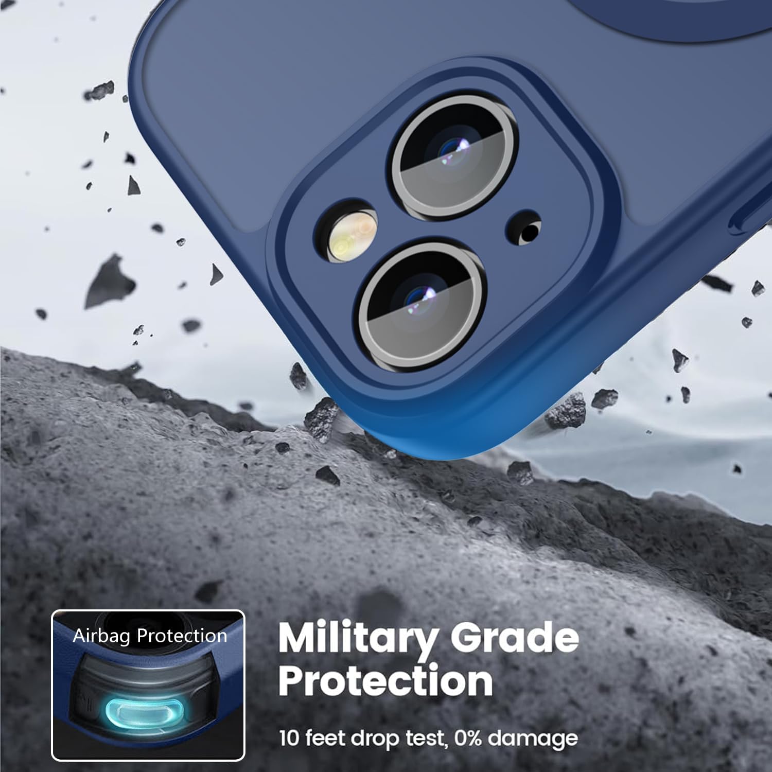 Thumbnail 3 de ORDA Magnetic for iPhone 13 Case with MagSafe — Full Camera Protection, Slim Translucent Matte