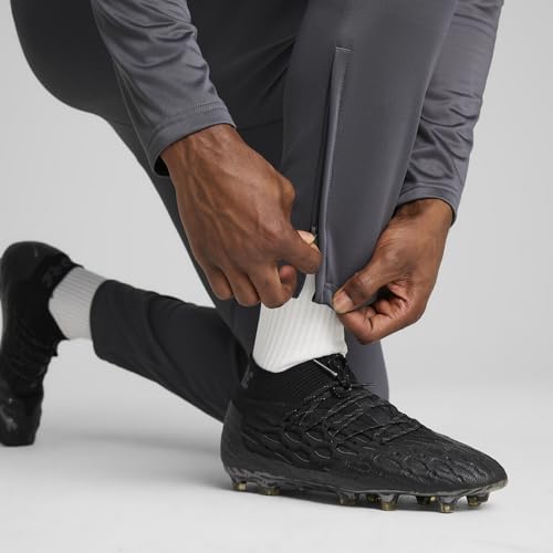 Detalle de PUMA IndividualLIGA Training Pants – Pantaloni da allenamento da uomo, Galactic Gray-Yellow Alert