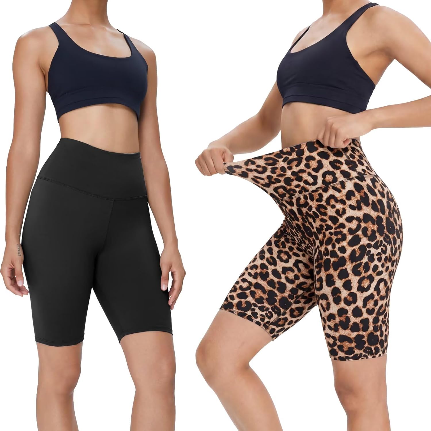 Thumbnail 1 de CAMPSNAIL 2er Pack Radlerhosen Damen High Waist: Kurze Sporthose als Allrounder für Alltag & Training