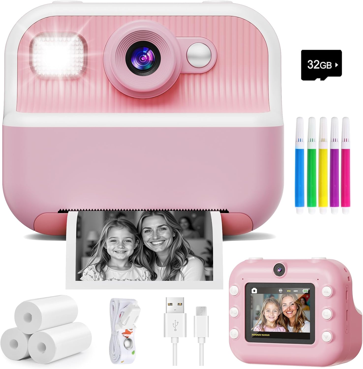 Detalle de Instant Kids Dual Selfie Camera 1080P