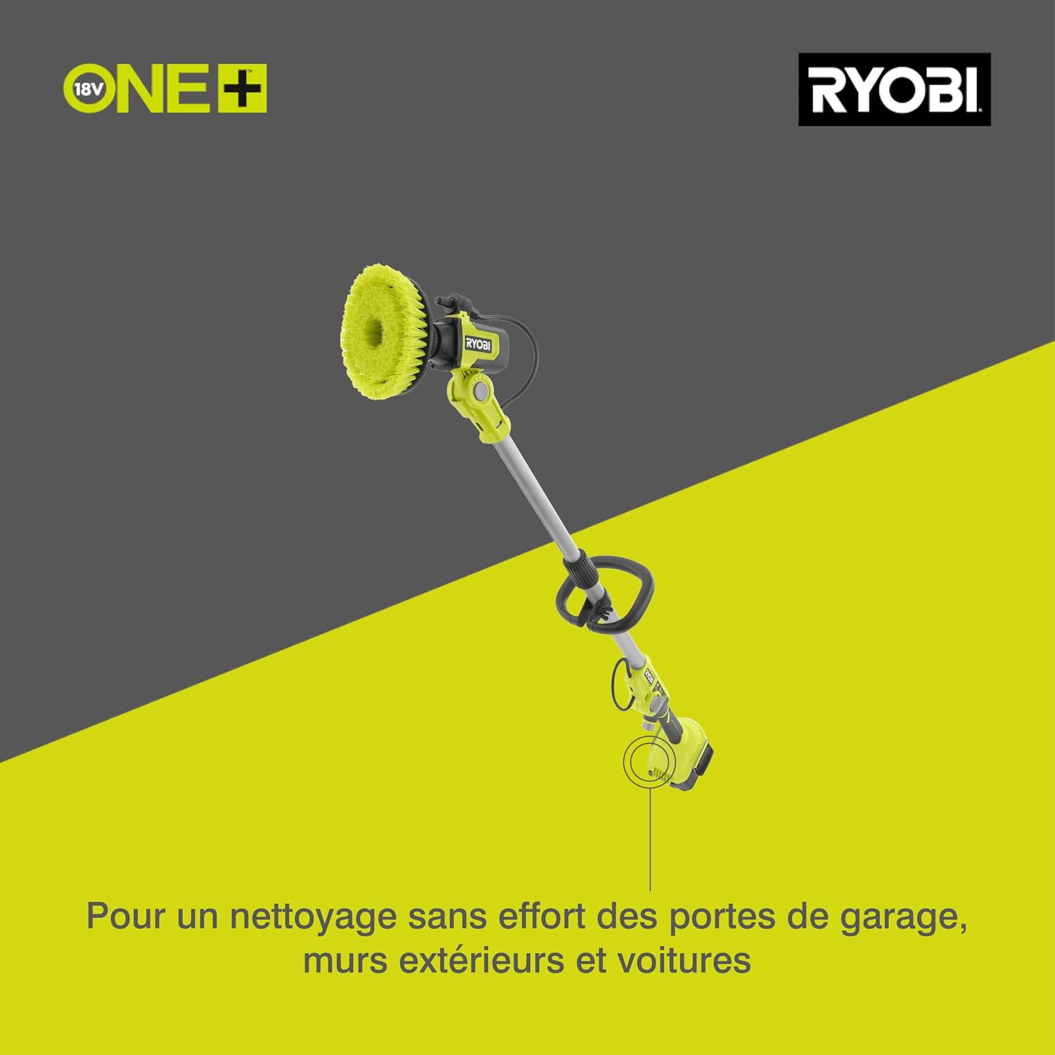 Thumbnail 6 de RYOBI RWTS18-0 Brosse Rotative télescopique sans Fil 18V One+ – Puissante et longue portée
