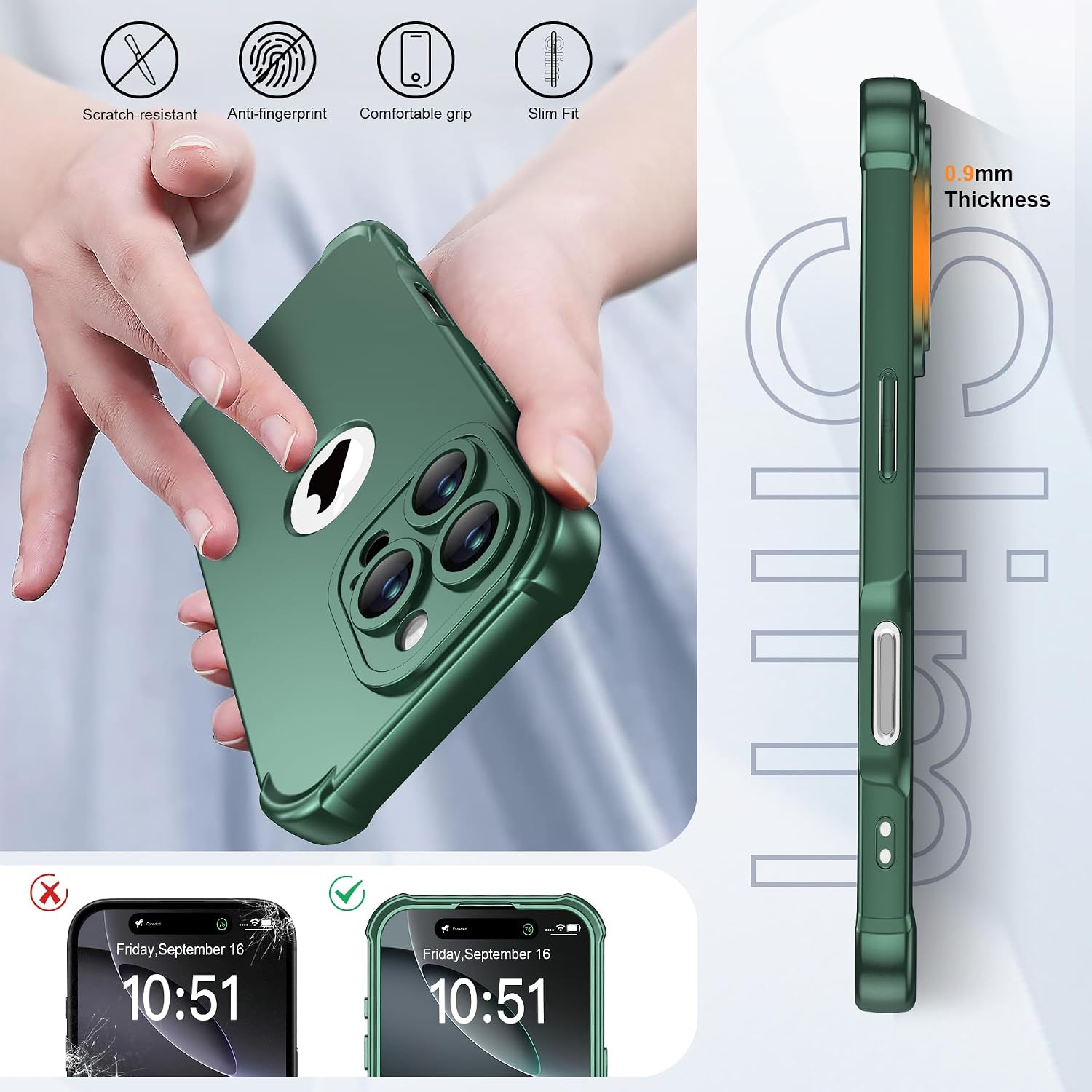 Thumbnail 5 de ORETECH iPhone 16 Pro Case 6.3 Inch