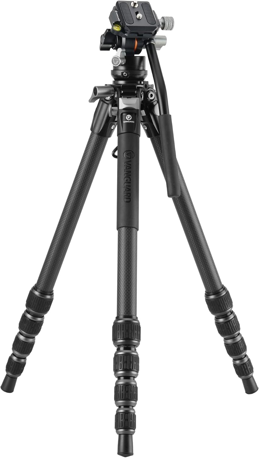 Detalle de Kompaktes Carbon-Video-Reisestativ Alta Pro 3VLT 235CV12 mit Nivellierbasis, Traglast 6 kg