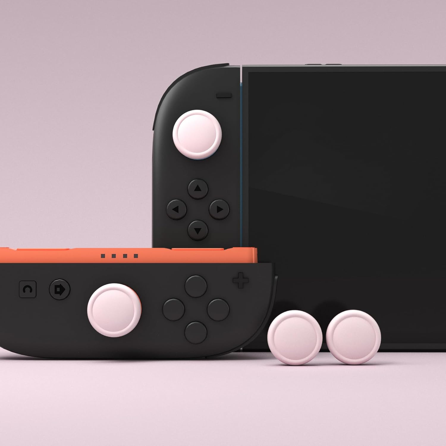 Thumbnail 2 de PlayVital Thumb Grips for Nintendo Switch 2 (4-Pack) Silicone Joycon 2 Caps – Pink