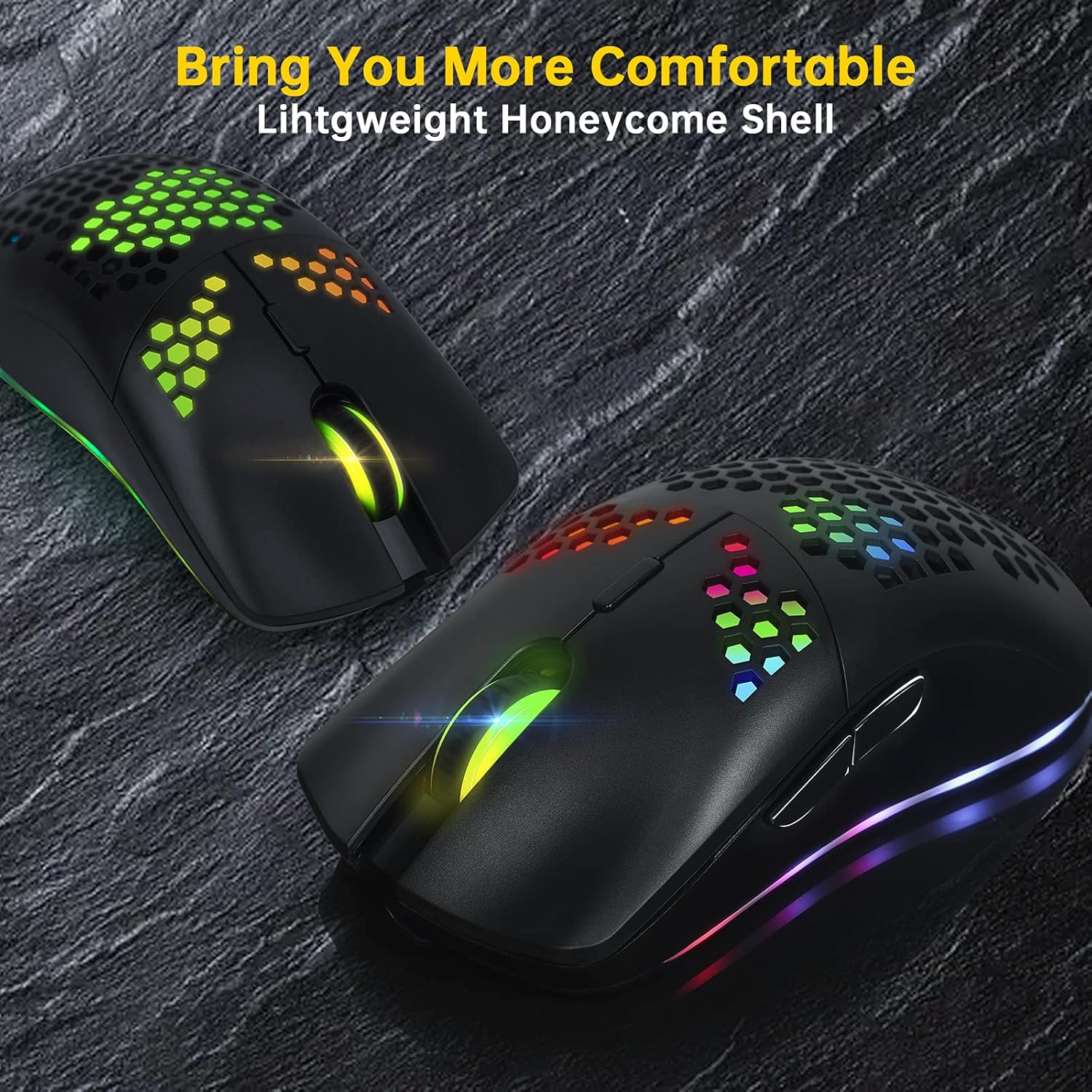 Thumbnail 1 de XZXWZX Mouse da gaming wireless 3.400 DPI