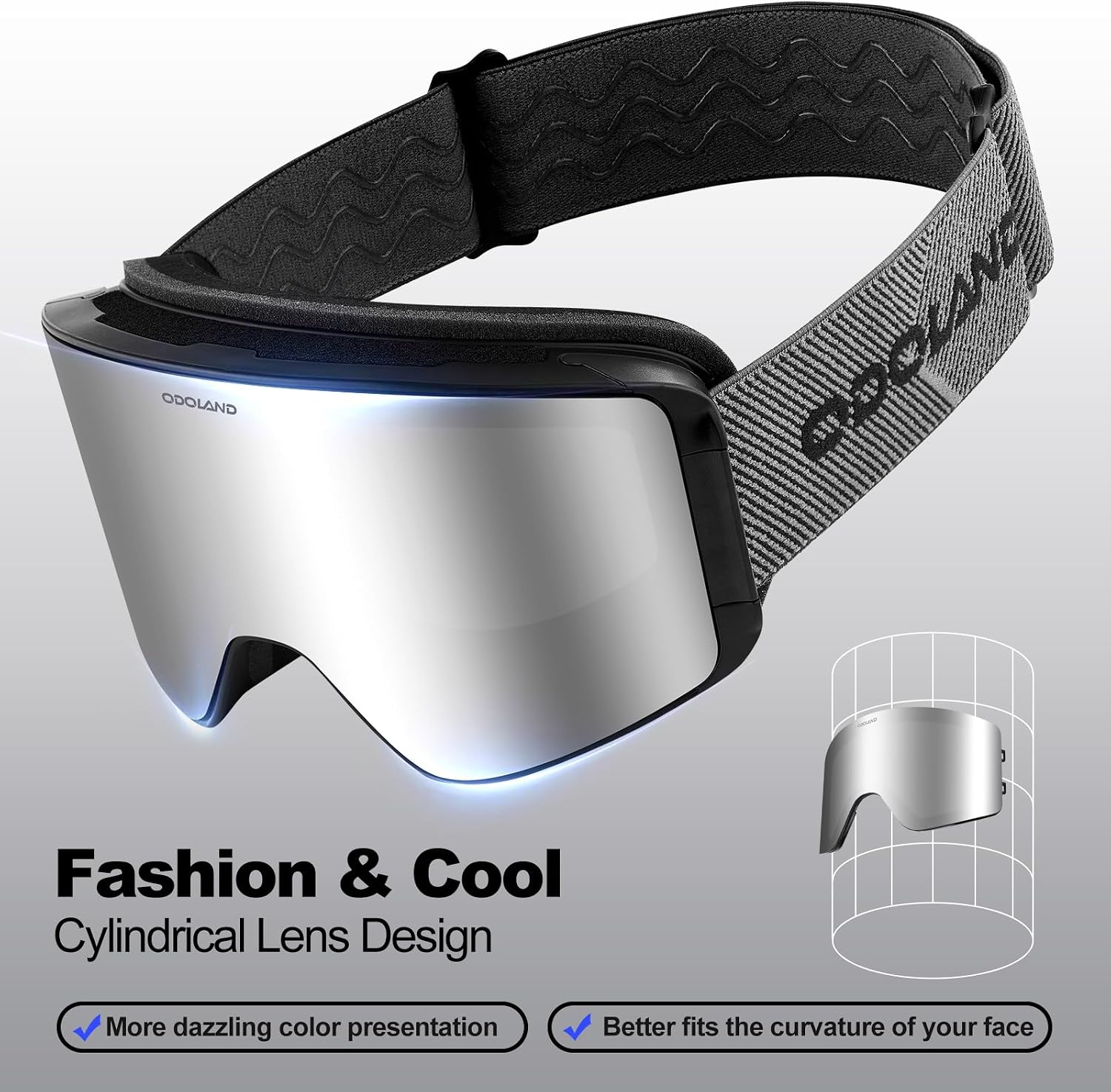 Detalle 2 de Odoland Skibrille magnetisch đ„œ