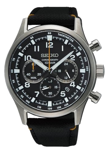 Detalle de Seiko SSB449P1 reloj analógico de cuarzo 41 mm