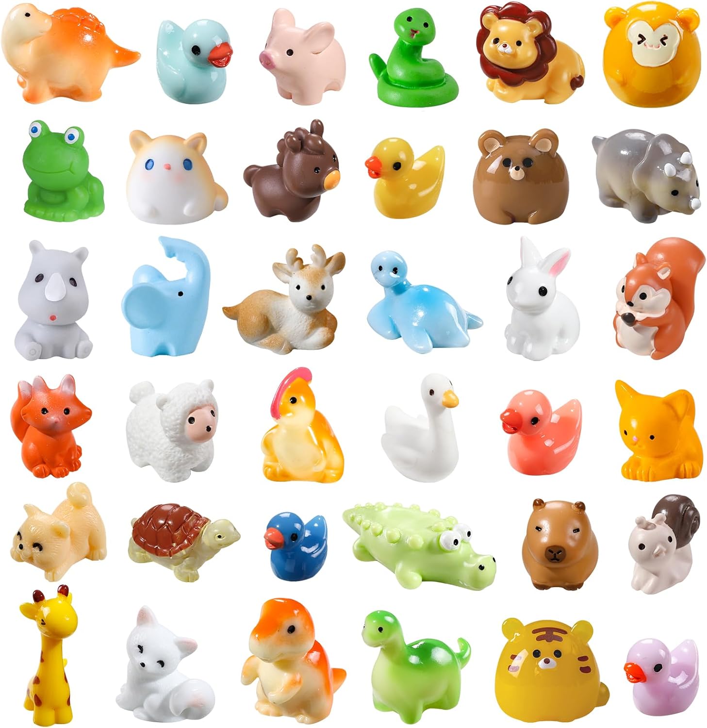 DIYDEC Mini Resin Animals 2.5in 🧸