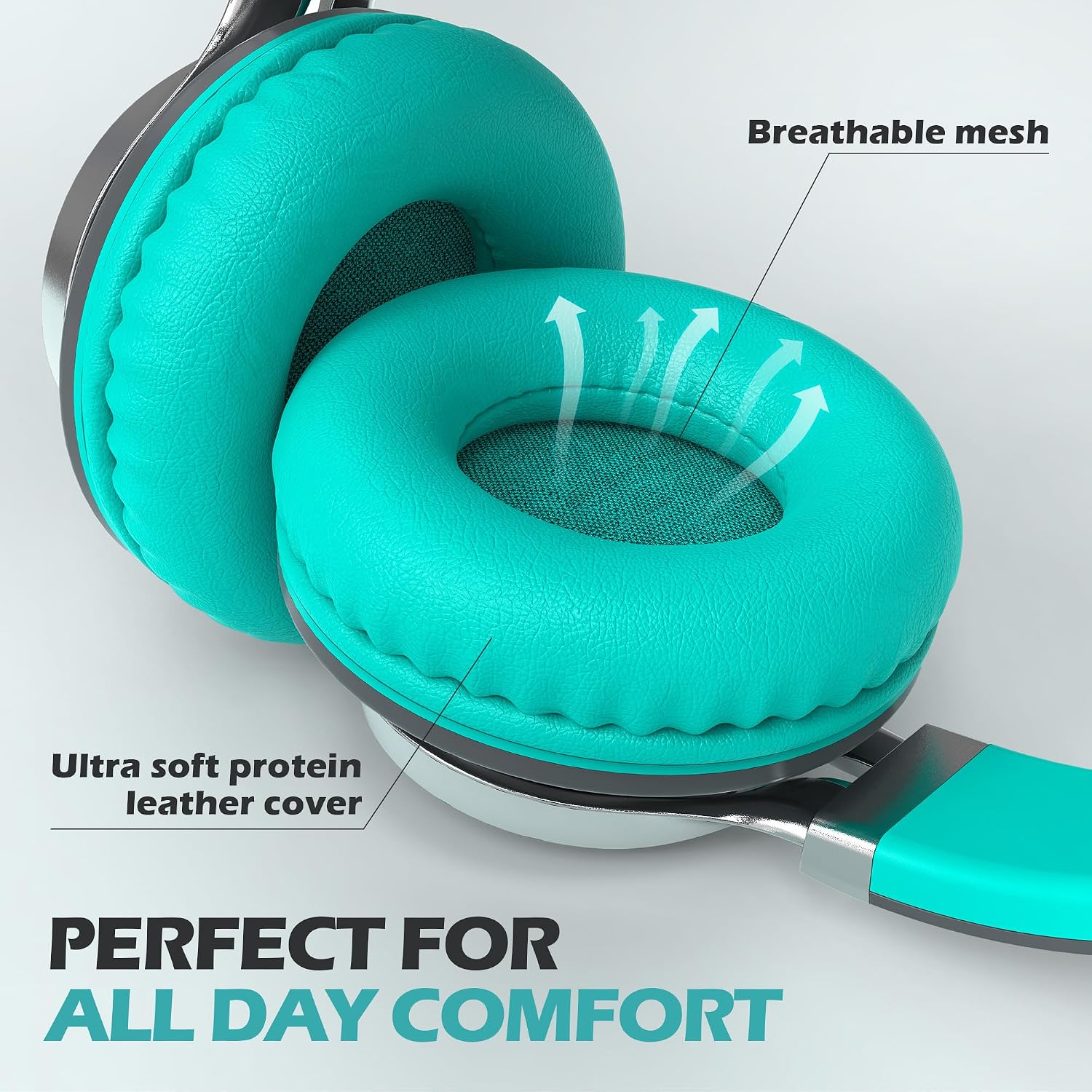 Detalle de Ailihen C8 Headphones with Mic and Volume Control for Smartphones