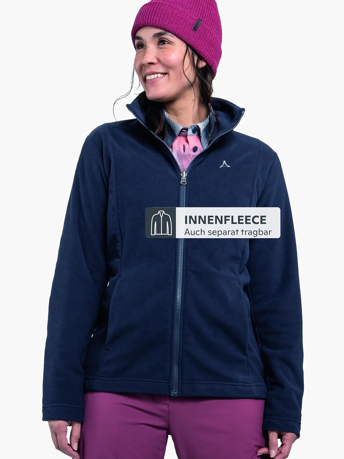 Detalle 2 de Schöffel Damen 3in1 Jacket Style Okere WMS – Wasserdichte 3-in-1 Outdoorjacke mit herausnehmbarer Fleecejacke