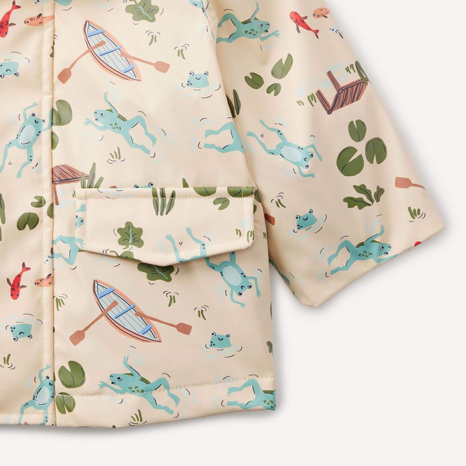 Detalle 2 de Amazon Essentials Veste de Pluie Déperlante pour Bébé Garçon – collaboration Sofia Grainge