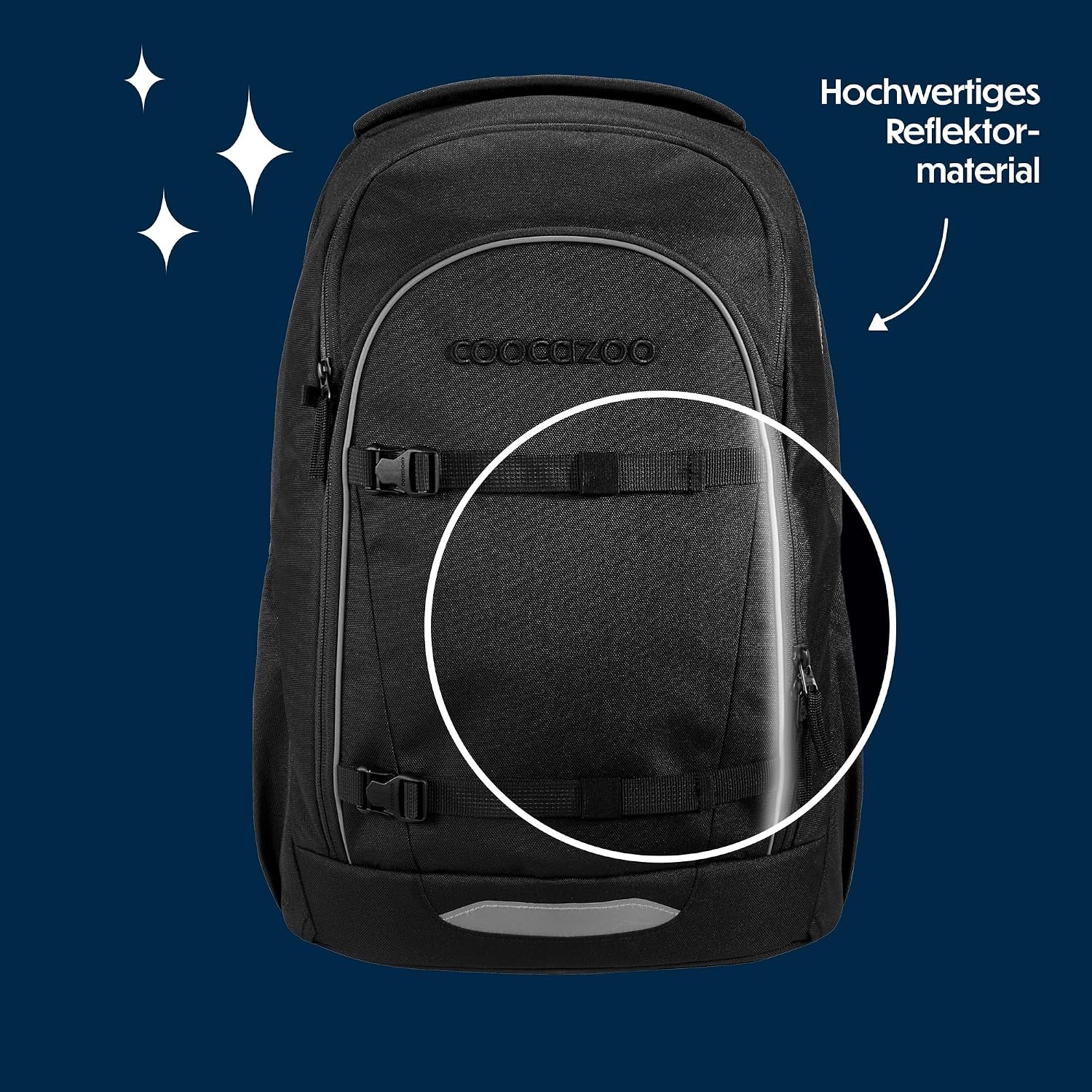 Thumbnail 4 de Coocazoo EVERY Schulrucksack Midnight Black – leicht, ergonomisch und anpassbar