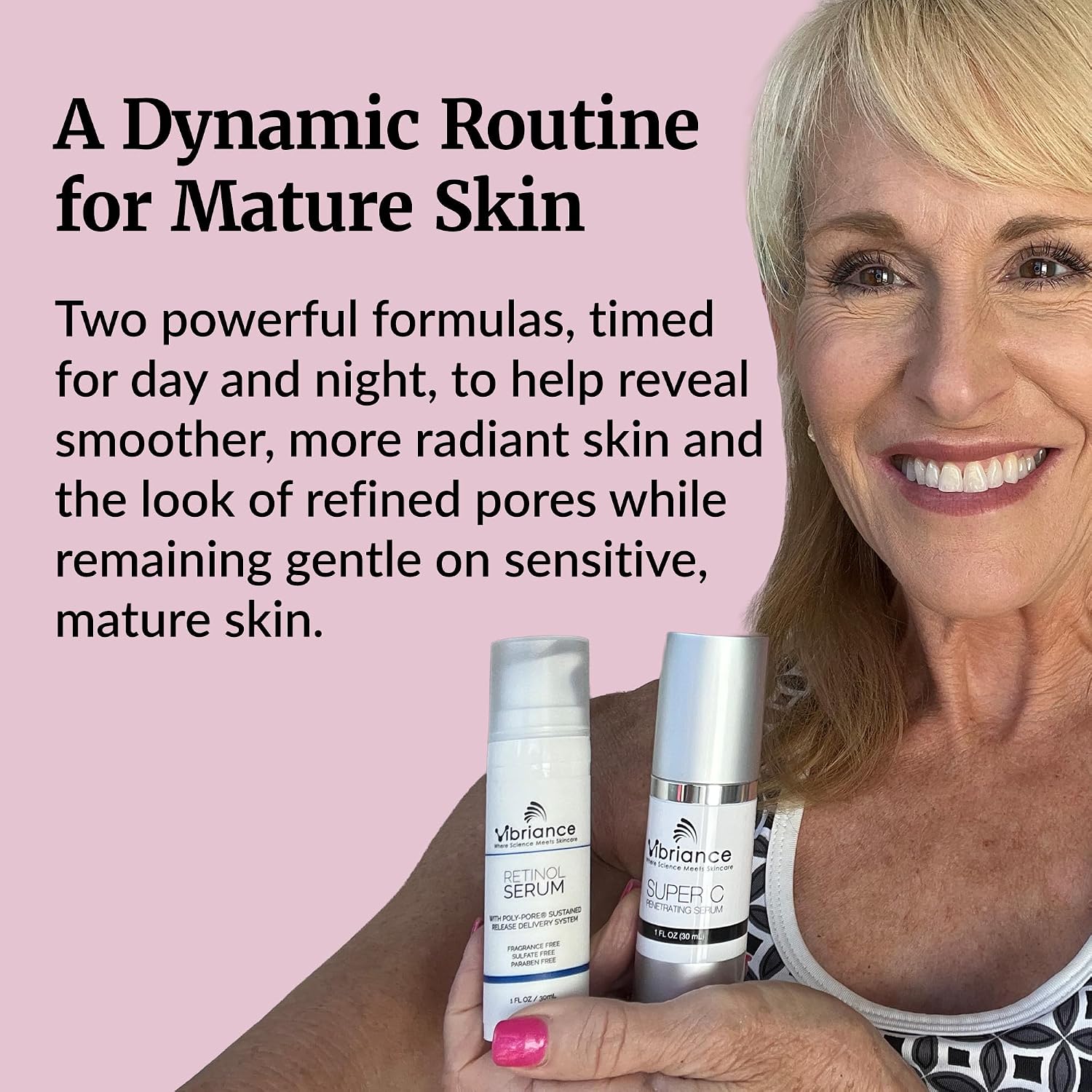 Detalle 2 de Vibriance Dynamic Duo Skincare Bundle: Retinol & Vitamin C Kit