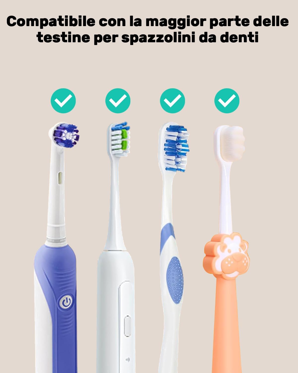 Thumbnail 3 de Dosevita Sterilizzatore per Spazzolini da Denti Doppia UV-C e UV-A con Supporto a Parete