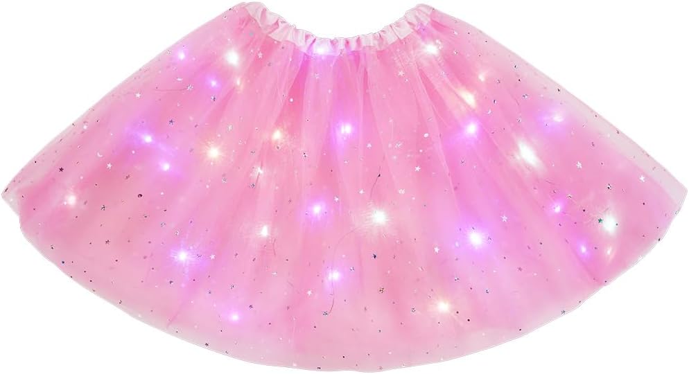 Detalle de URAQT Gonna Tulle LED per Bambina — Gonna a tutù luminosa con 3 modalità