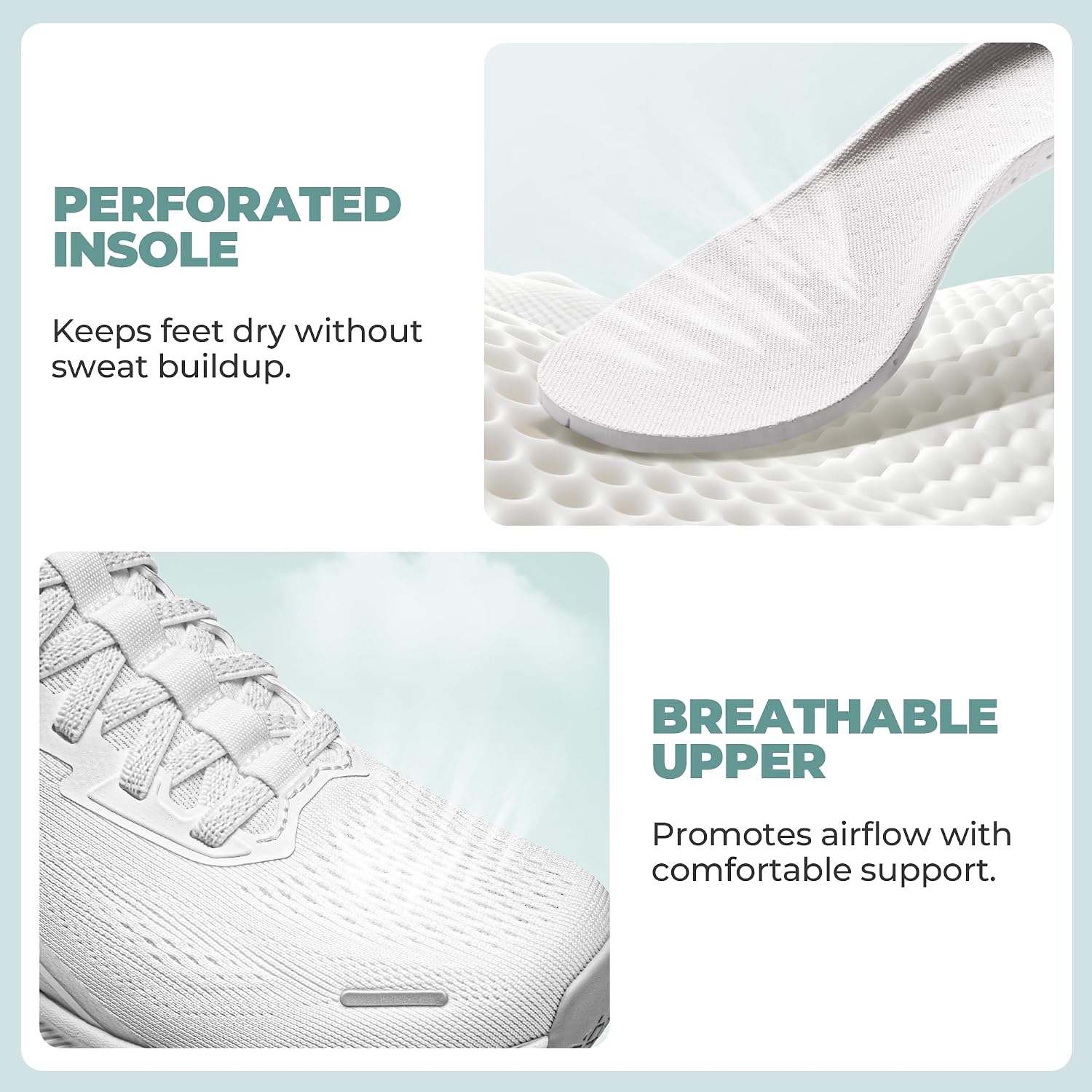 Thumbnail 6 de ALLSWIFIT Women's Slip-On Walking Shoes with Cushioned Comfort (Breeze2.0)