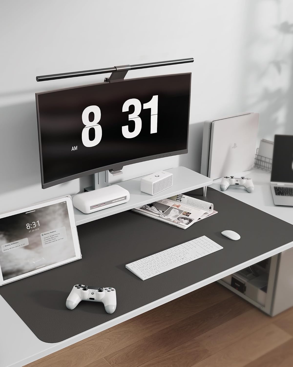 Thumbnail 5 de MOLMO Non-Slip Desk Mat (Waterproof) – Dark Grey, 60 x 35 cm