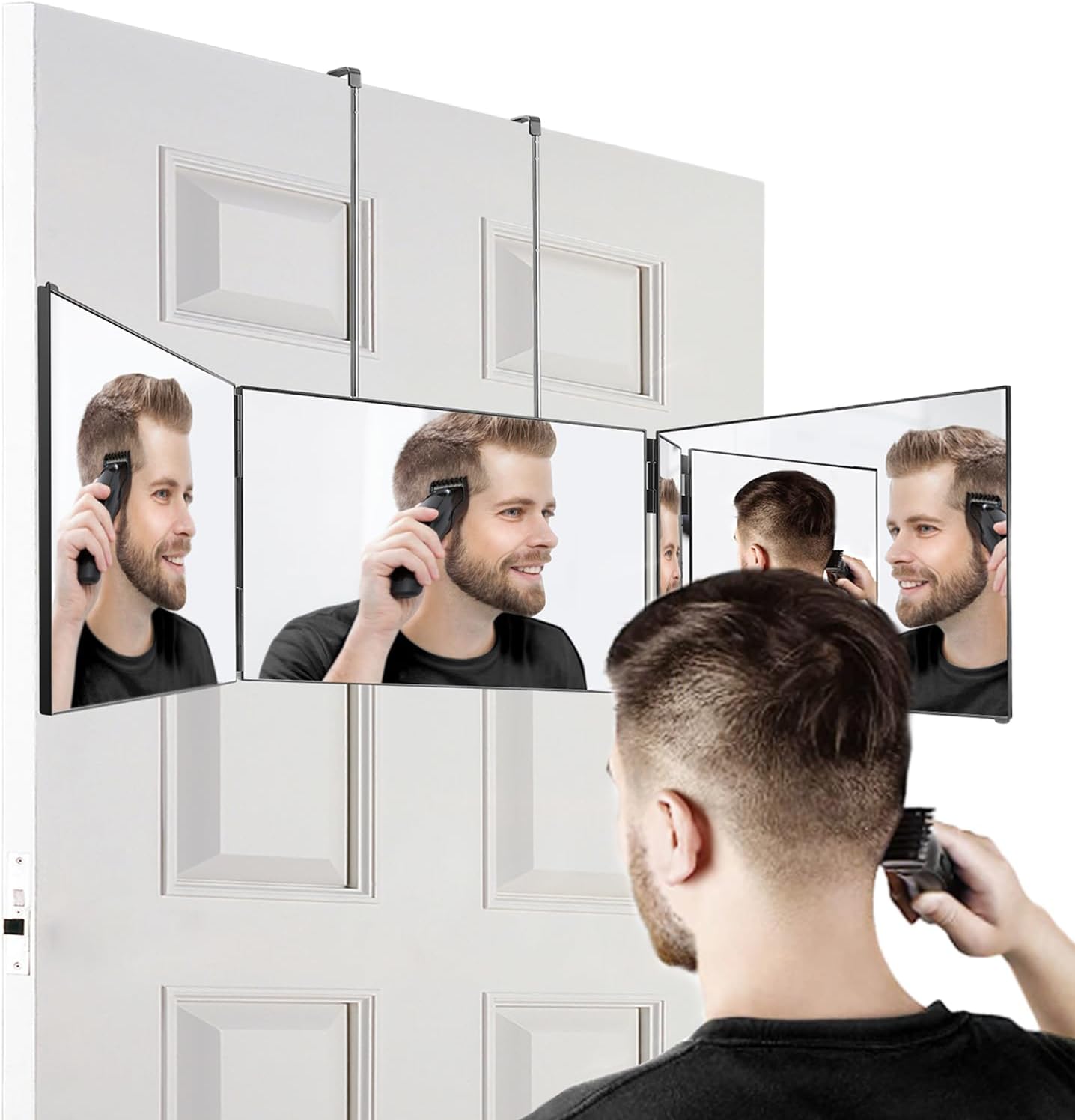 Vanexiss 3 Way Mirror 360° view