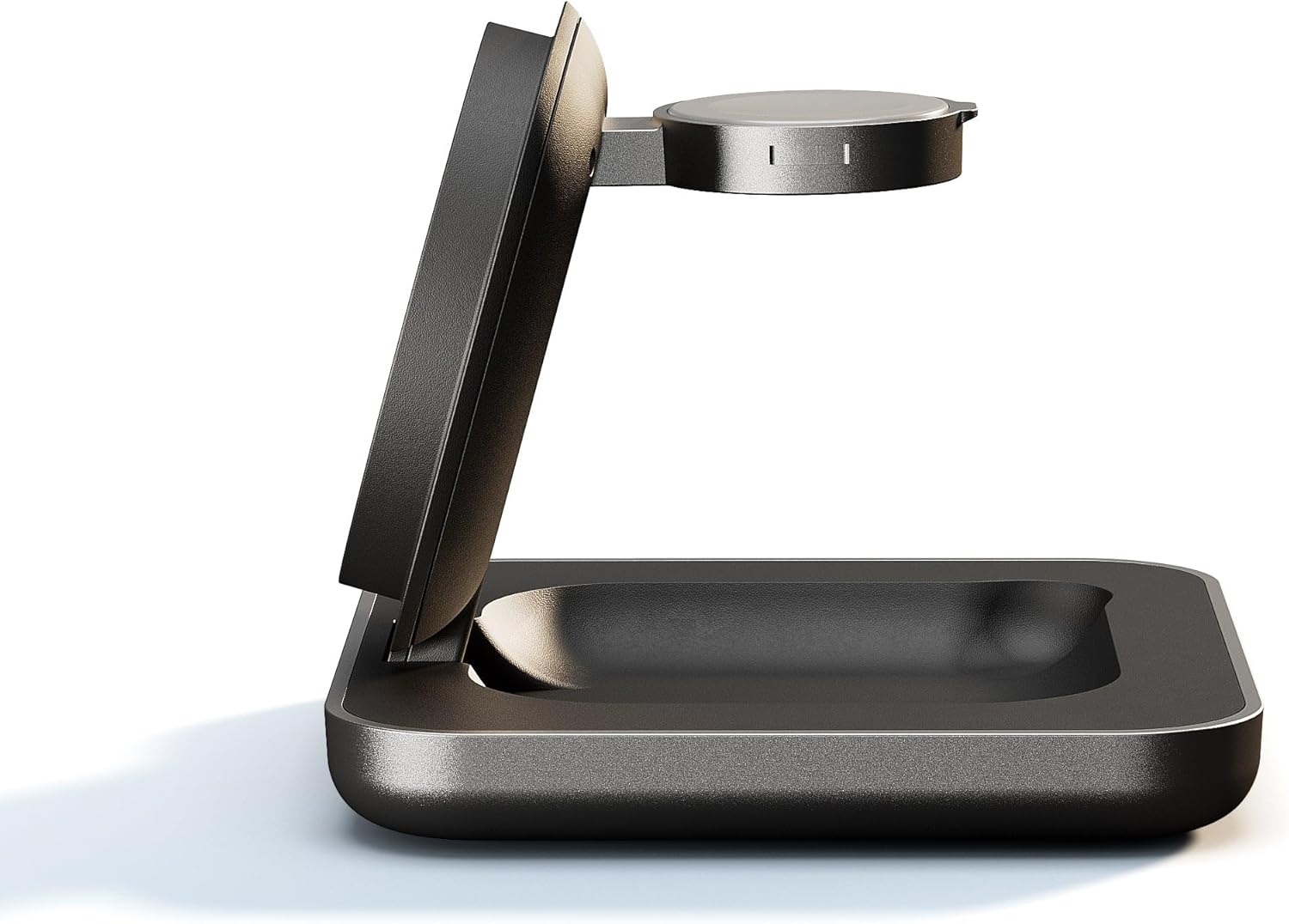 Detalle 2 de Zens Nightstand Magnetic Wireless Charger Pro 2 (2026) – Chargeur sans Fil 15 W MagSafe/Qi2, 30 W, blanc