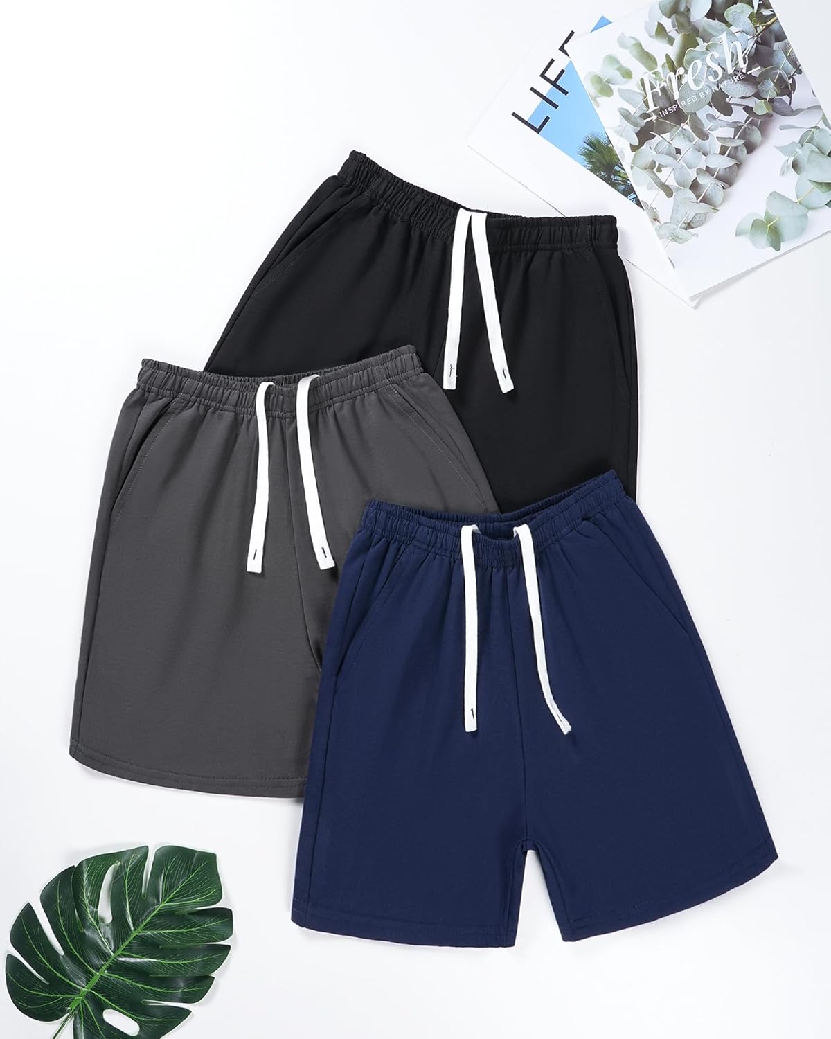 Thumbnail 5 de Auranso Boys Shorts with Adjustable Waist and Pockets