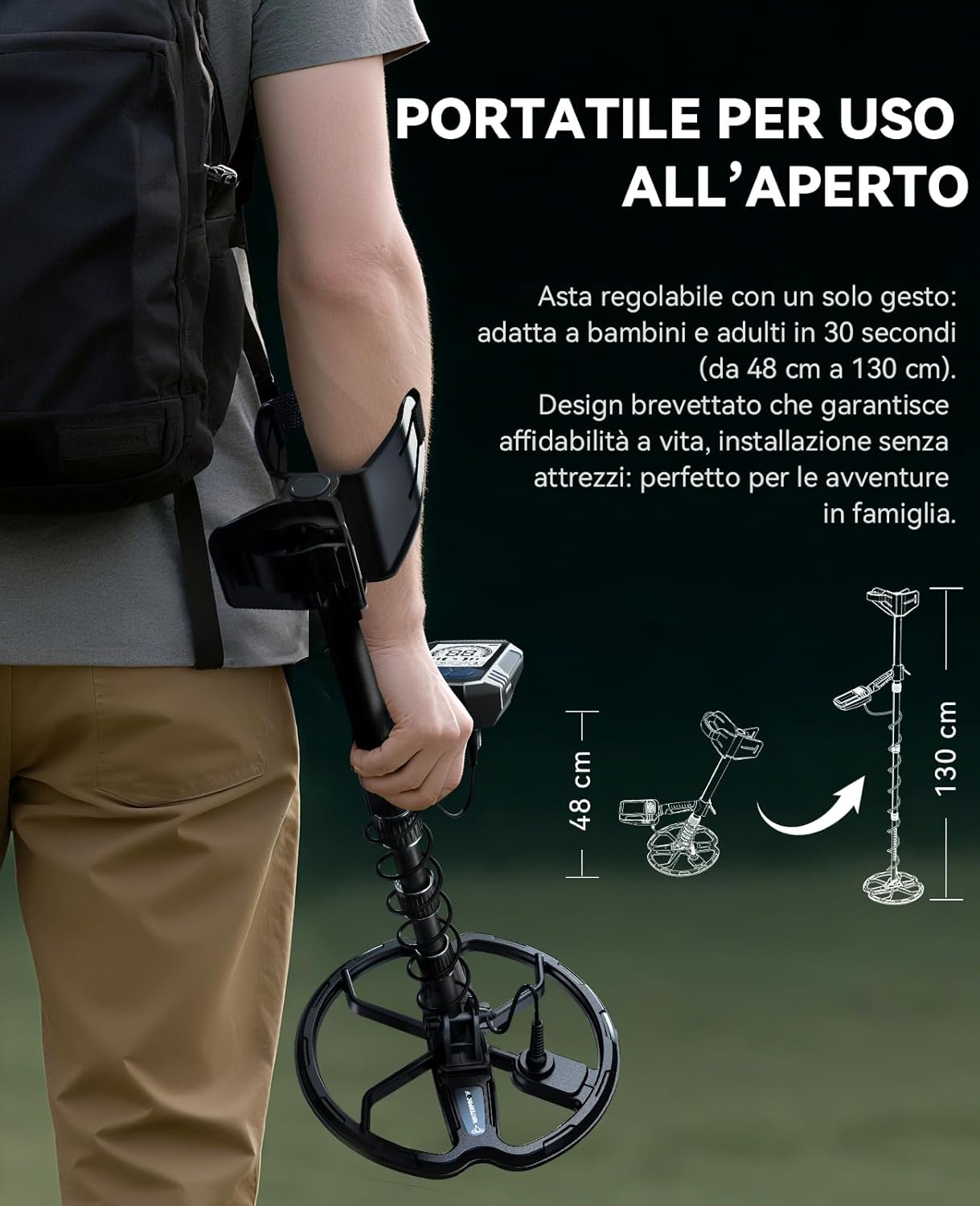 Thumbnail 4 de SUNPOW OTMD15 Metal Detector 2500 mAh