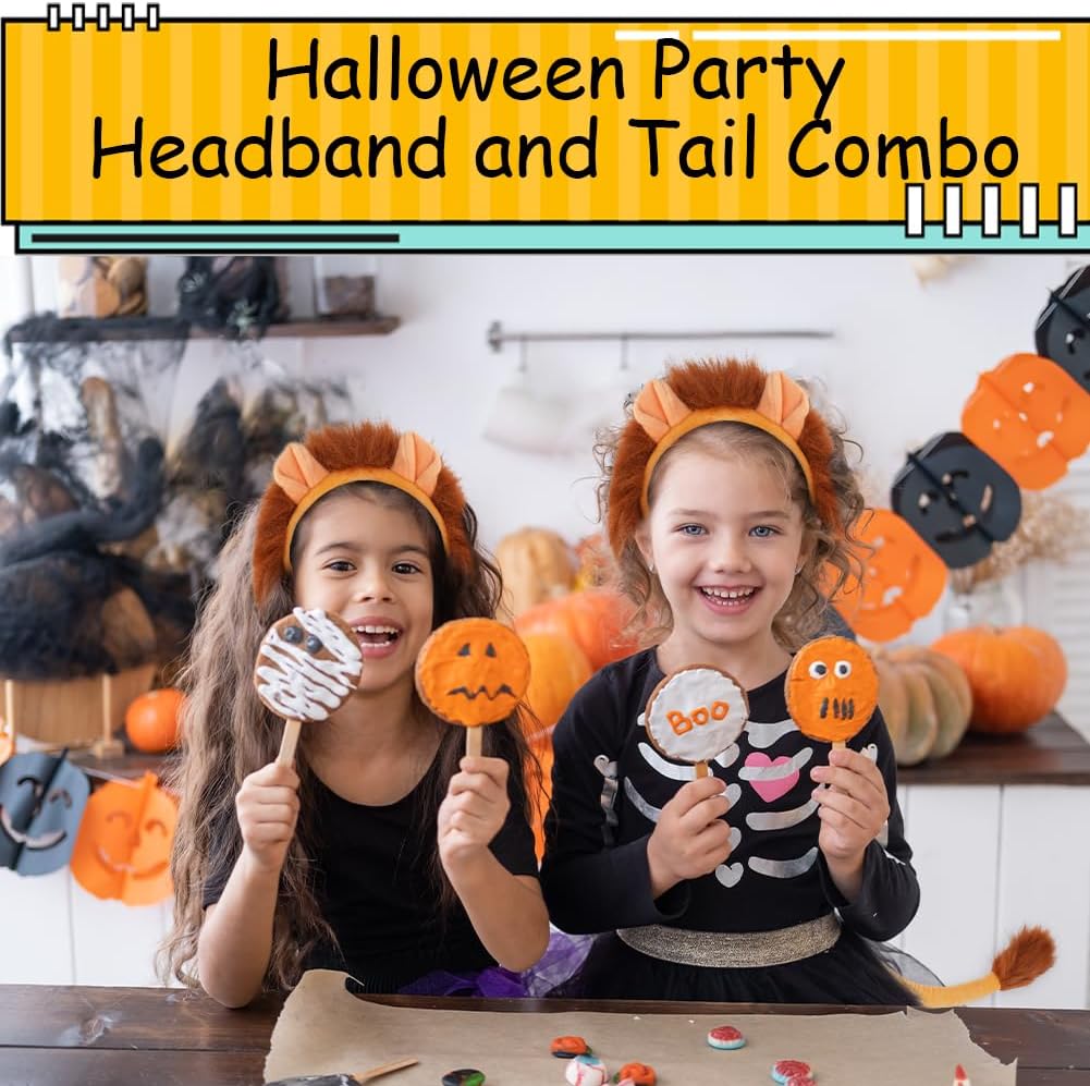 Thumbnail 5 de ACWOO Lion Ears Headband & Tail Set 2PCS