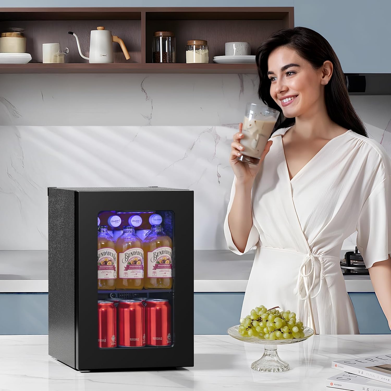 Thumbnail 6 de Antarctic Star 18L Mini Fridge, 24-Can Beverage Cooler with LED Light