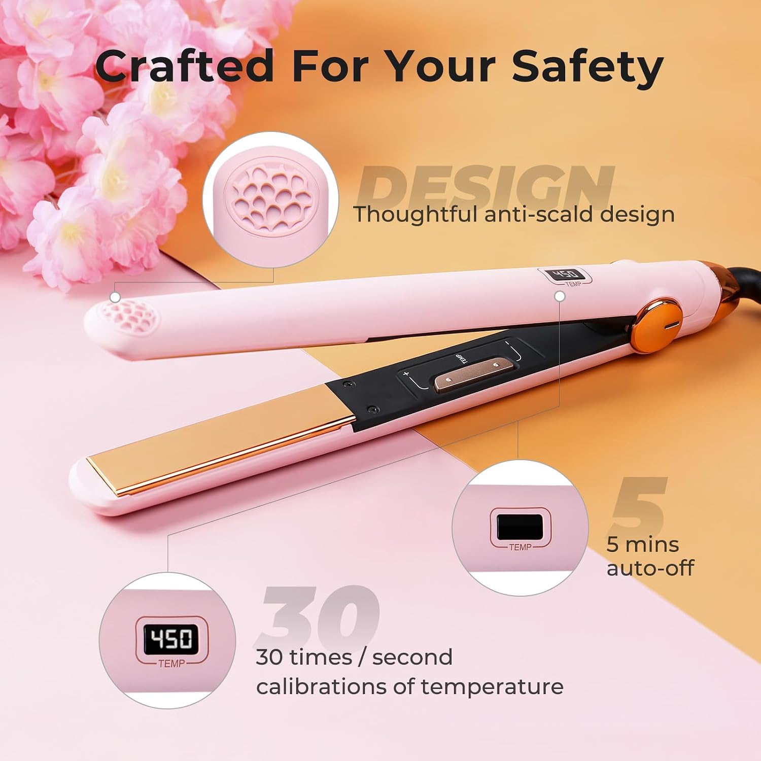 Thumbnail 6 de TYMO HC201 2-in-1 Titanium Flat Iron and Curler, 1-Inch Plate