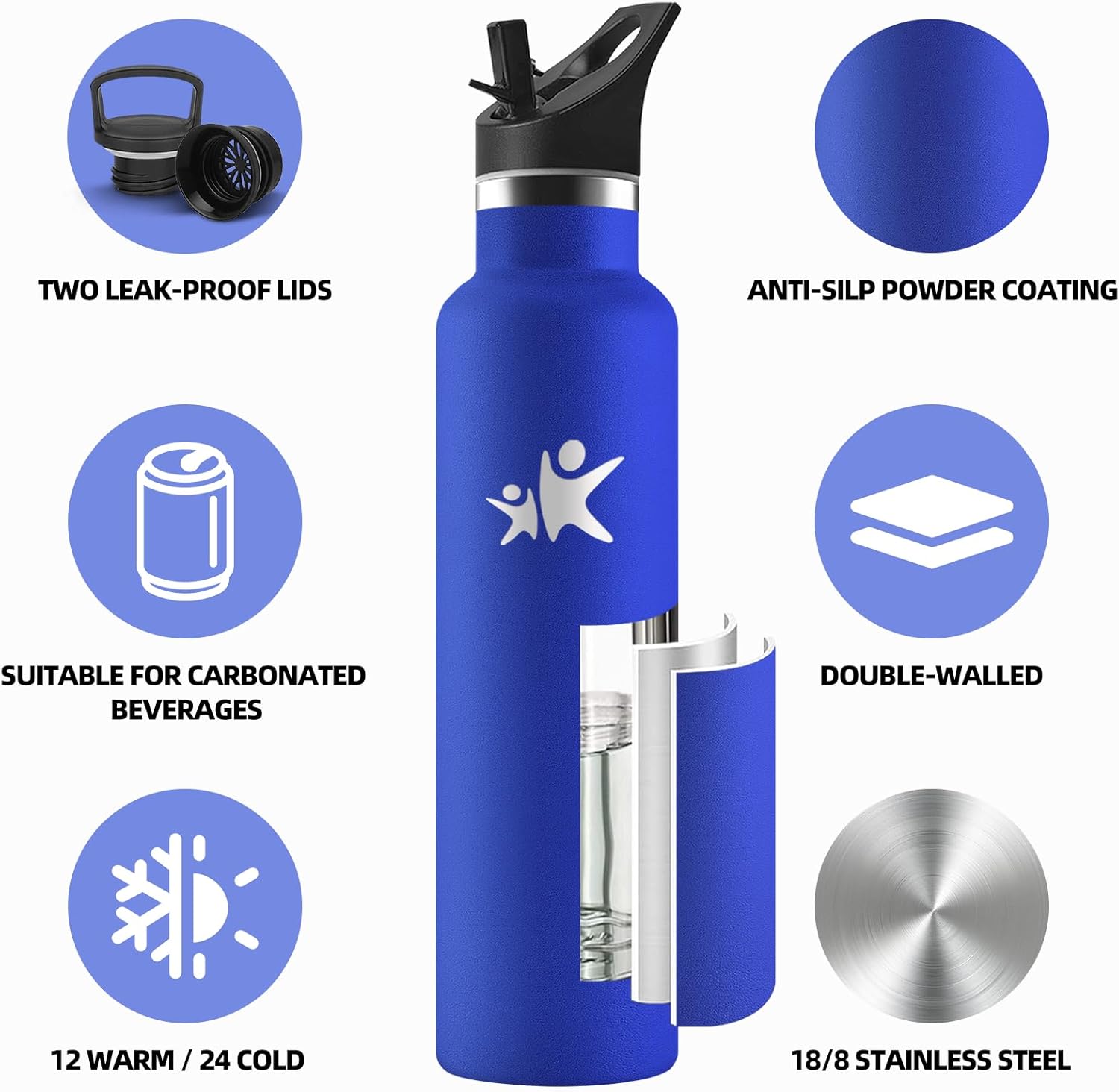 Thumbnail 1 de Motswedi Cantimplora Térmica 1L Acero Inoxidable 💧