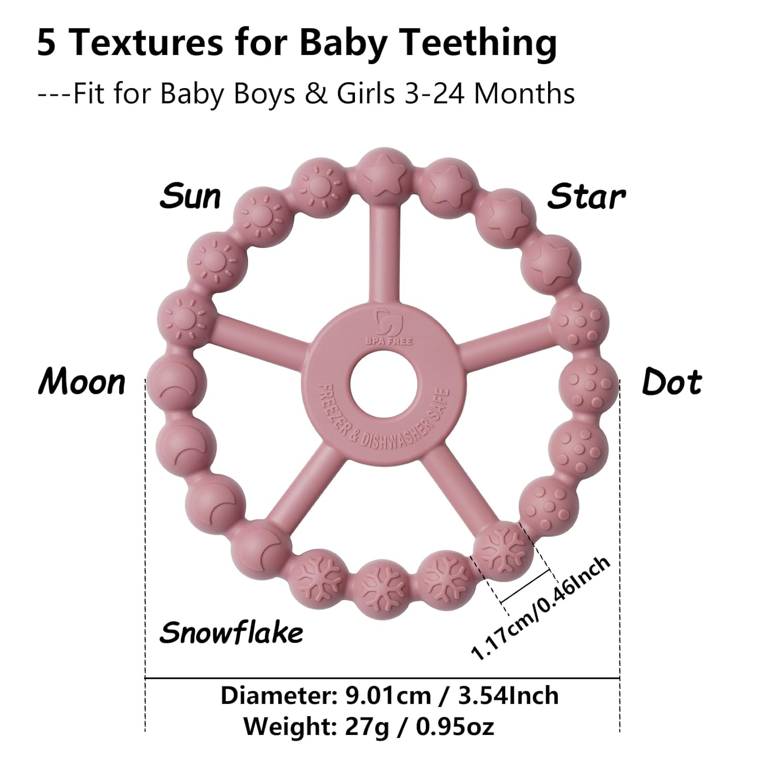 Thumbnail 2 de Seposeve Ring Teether 3-Pack for Infants