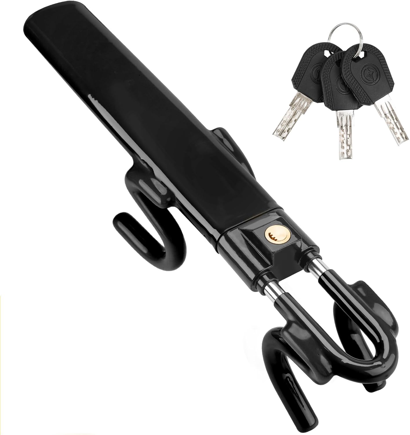 Detalle de Tevlaphee Steering Wheel Lock 3 keys ๐