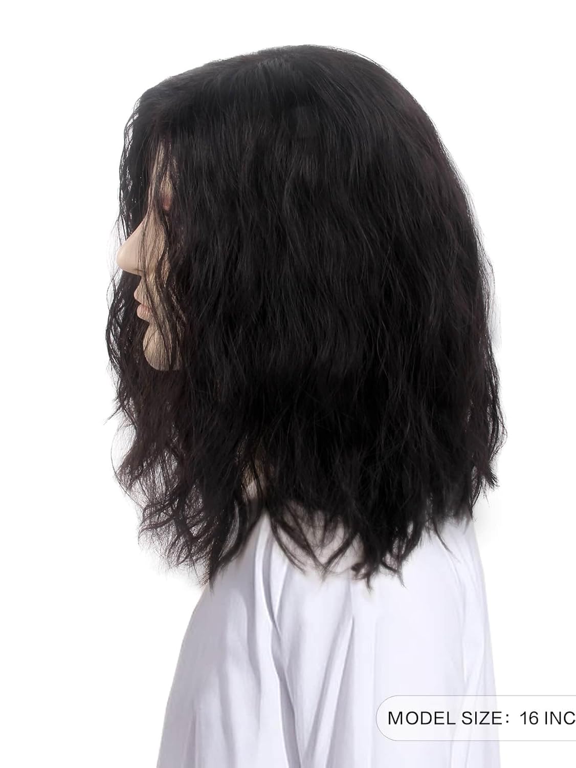 Detalle 2 de REEWES Men's Wig Black