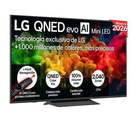 Detalle de LG QNED evo MiniLED AI QNED8E 65'' (65QNED8EB3B): ficha para decidir si merece la pena