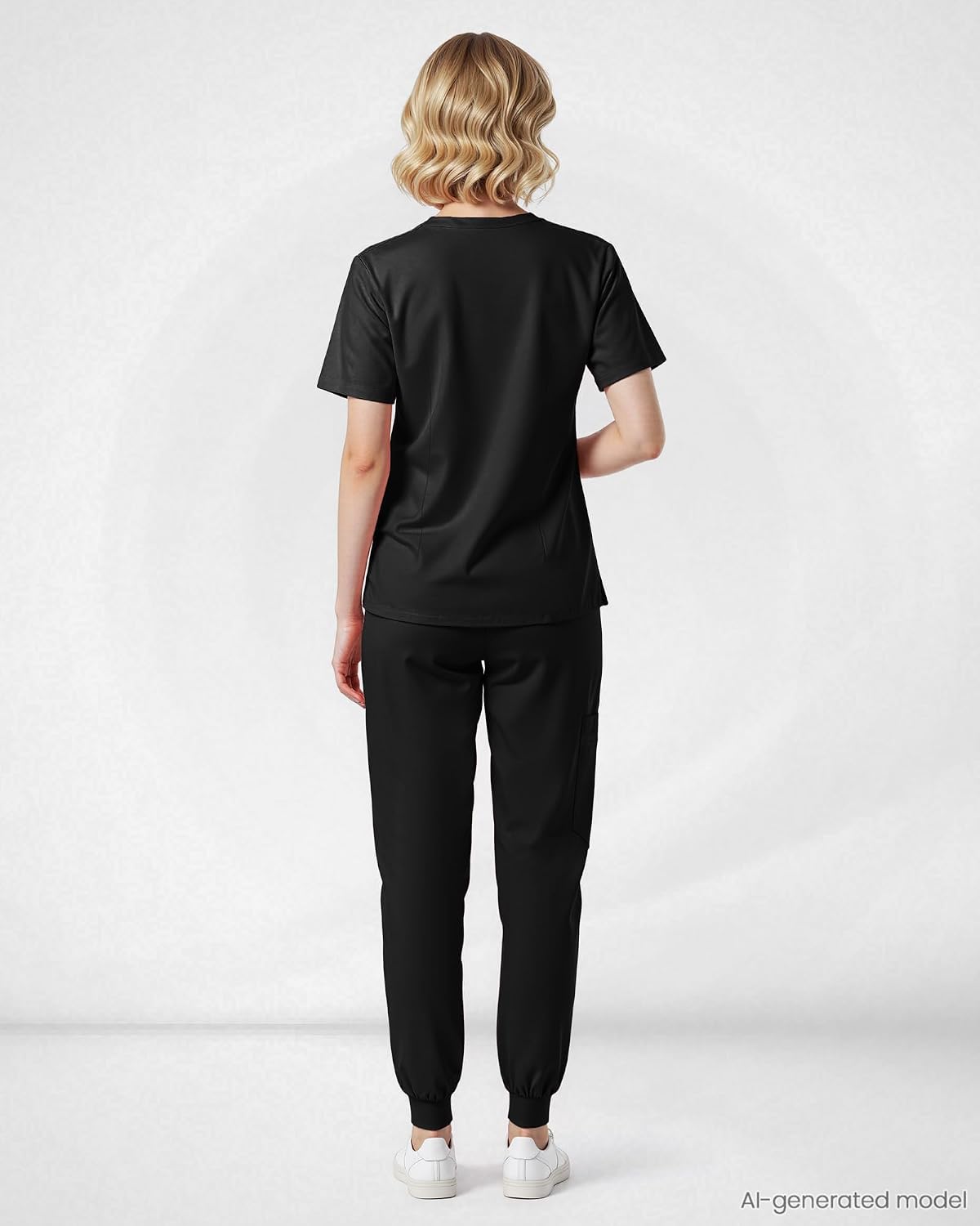 Thumbnail 5 de Eipnare Women’s V-Neck Jogger Scrub Set, 9 Pockets, Stretch Fabric