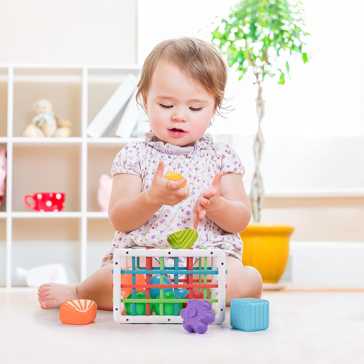 Thumbnail 1 de LZDMY Baby Sensory Cube 6 12 Months